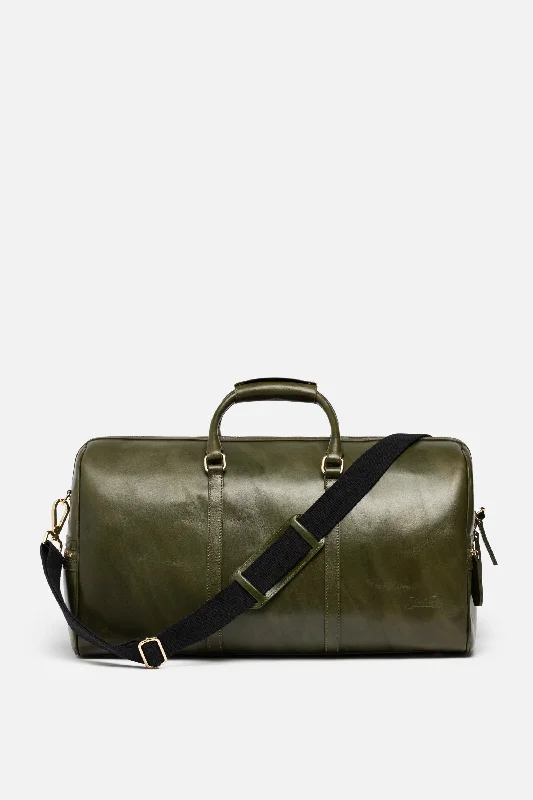 Beverly Hills Carryall Duffle Leather Bag in Rustic Green - WAITLIST