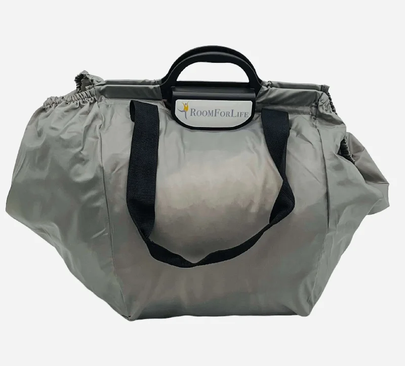 New Clever Shopper - The Reusable Unique Shopping Cart Bag - Color Gray