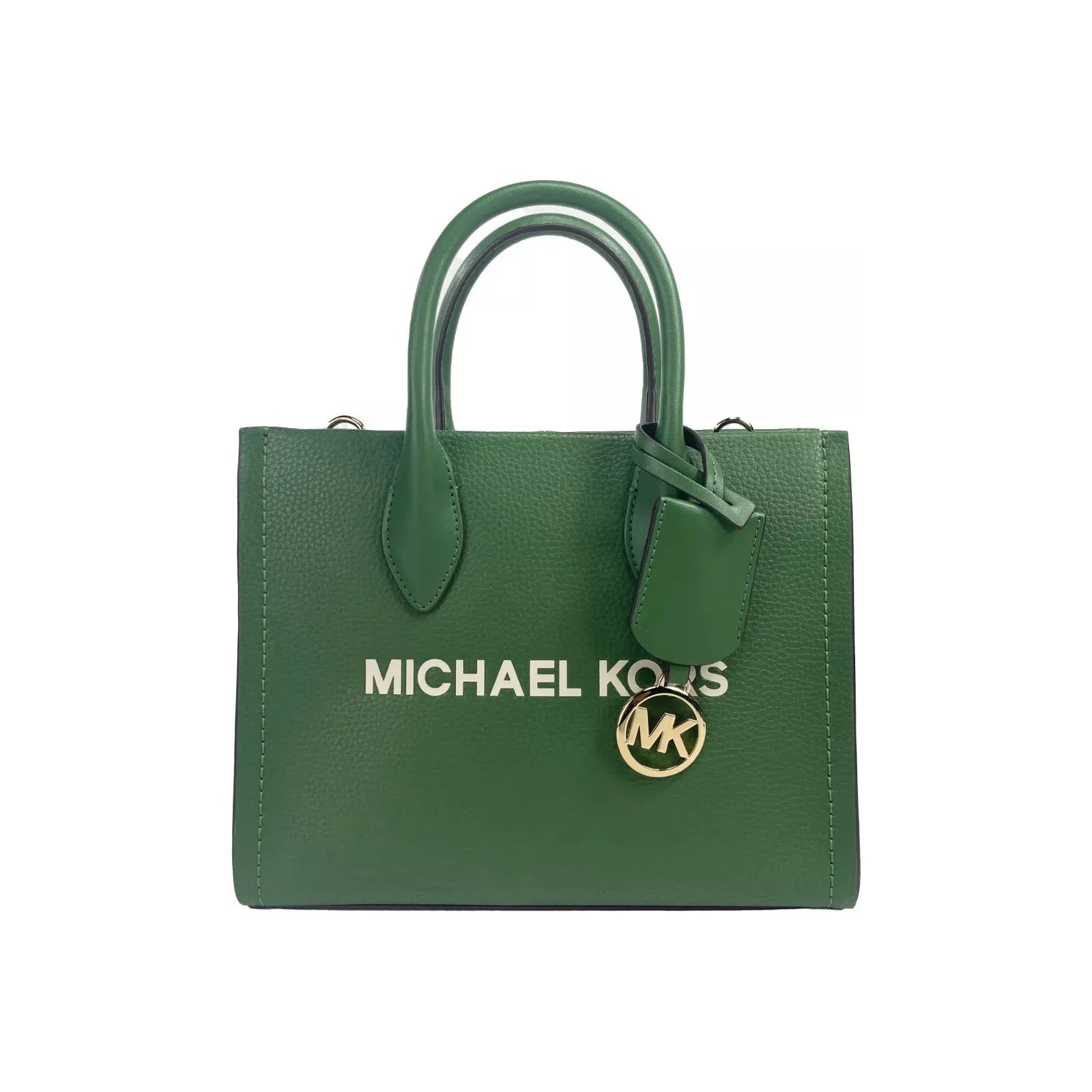 Michael Kors Mirella Small Leather Top Zip Shopper Tote Bag