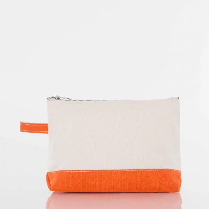 Orange Makeup Bag