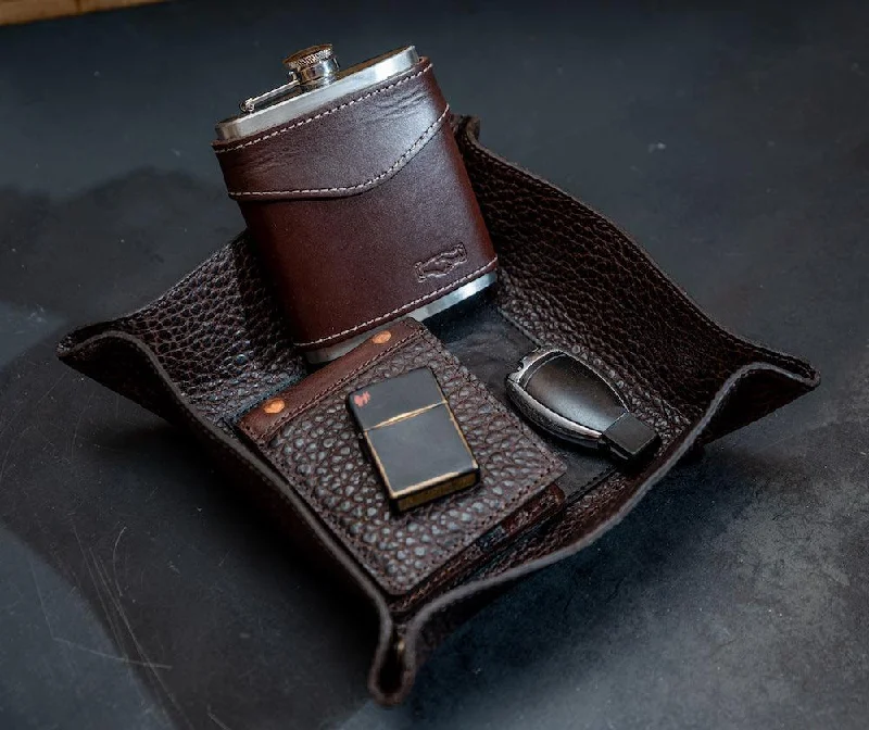 Theodore Leather Desk Caddy