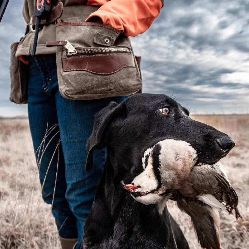 White Wing Waxed Canvas Hunting Game Bag Set