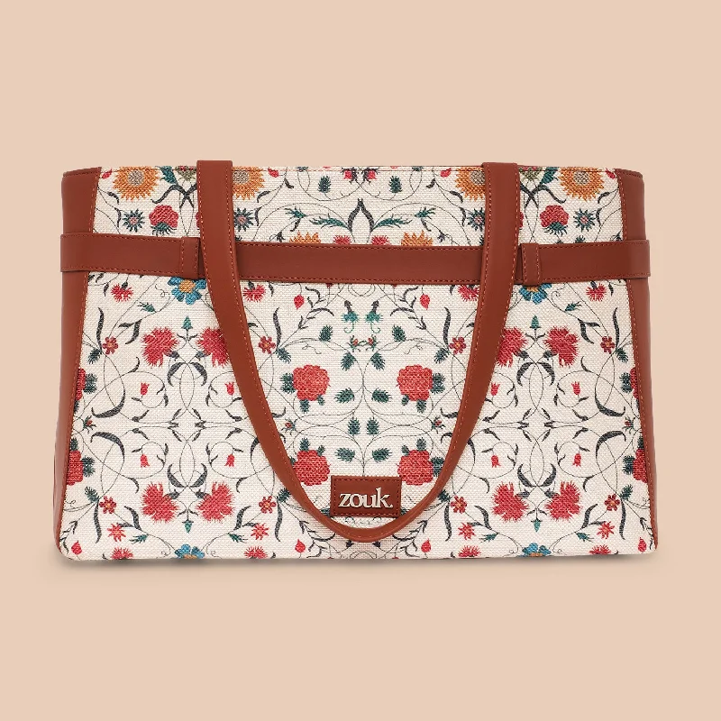 Junagarh Florals Statement Office Bag