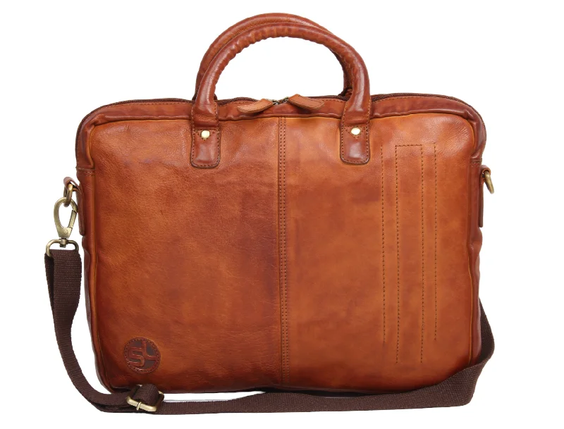 Premium Leather Laptop Bag 28354