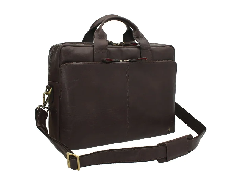 Visconti Merlin Range Leather Laptop Bag - Hugo 15 ML31