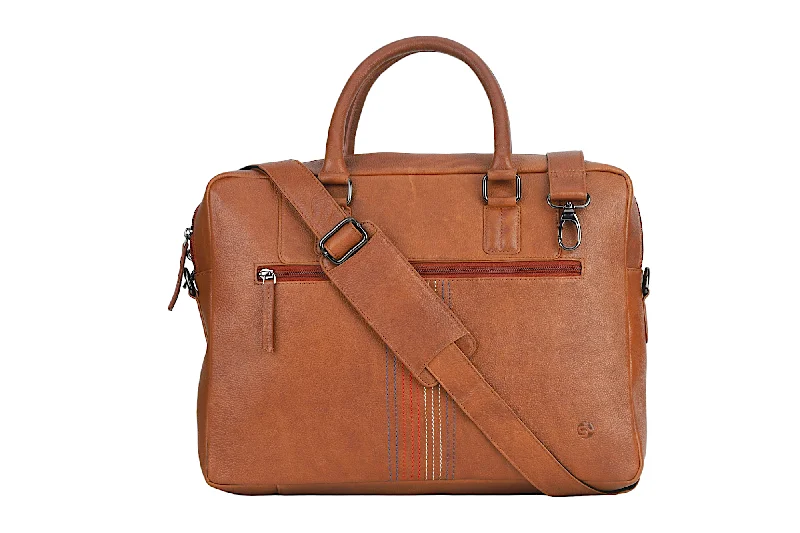 Premium Leather Laptop Bag 912006