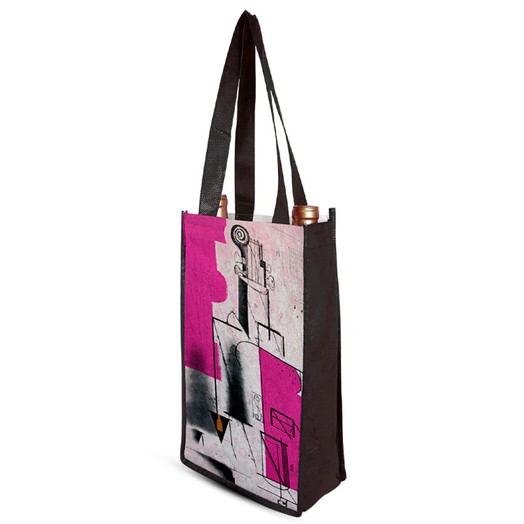 Two Bottle Wine Shopper Bag