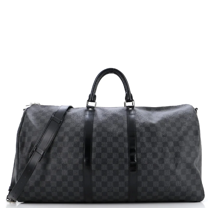 Limited-Time Offer On Trendy Bags Keepall Bandouliere Bag Damier Graphite 55 Statement Bags, Shop Today Limited-Time Offer On Trendy Bags Keepall Bandouliere Bag Damier Graphite 55 Statement Bags, Shop Today