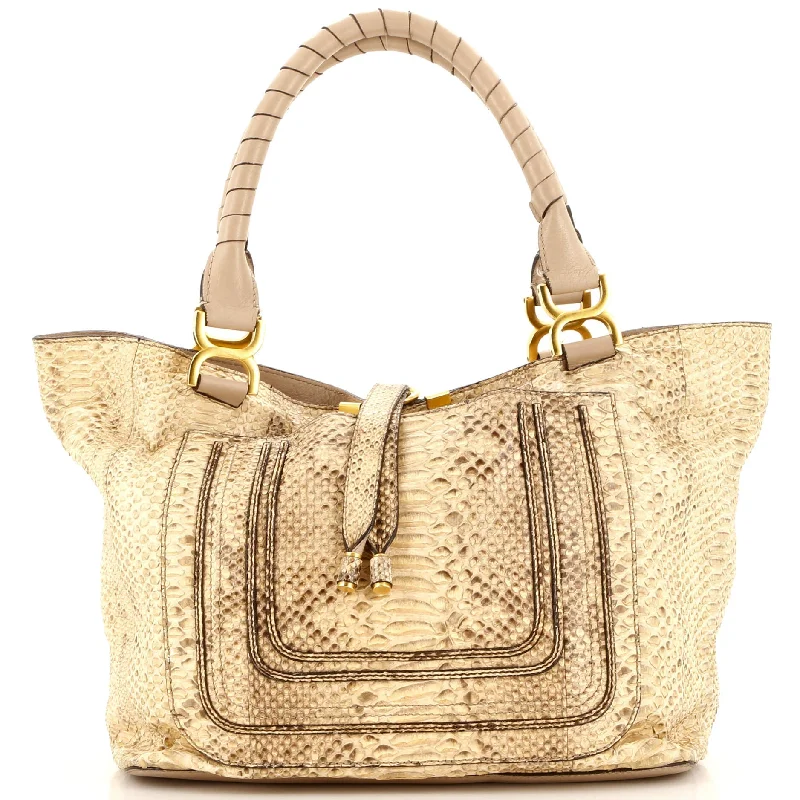 Flash Sales Marcie Tote Python Large Upgrade Your Look With Fashionable Bags