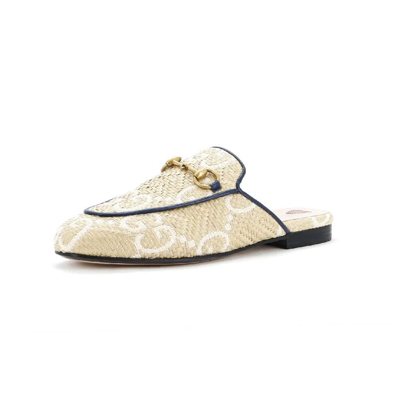 Seasonal Clearance Bags For Summer, Winter, Etc. Women's Princetown Mules Jumbo GG Raffia Premium Quality Bags At Affordable Prices